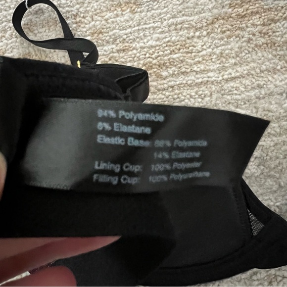 NEW Pepper All You Mesh Underwire Bra Black Size 34AA NWT - Picture 11 of 11